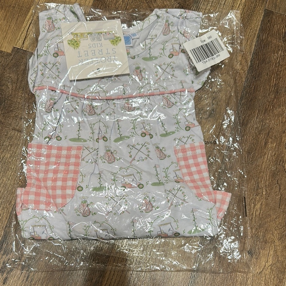 Trotter Street Kids Two Piece Girl Set Golf Designed